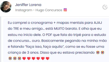 Depoimento de aluno